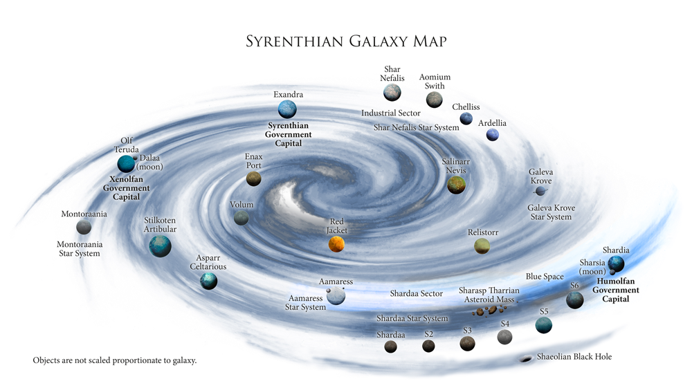 Syrenthian Galaxy Map